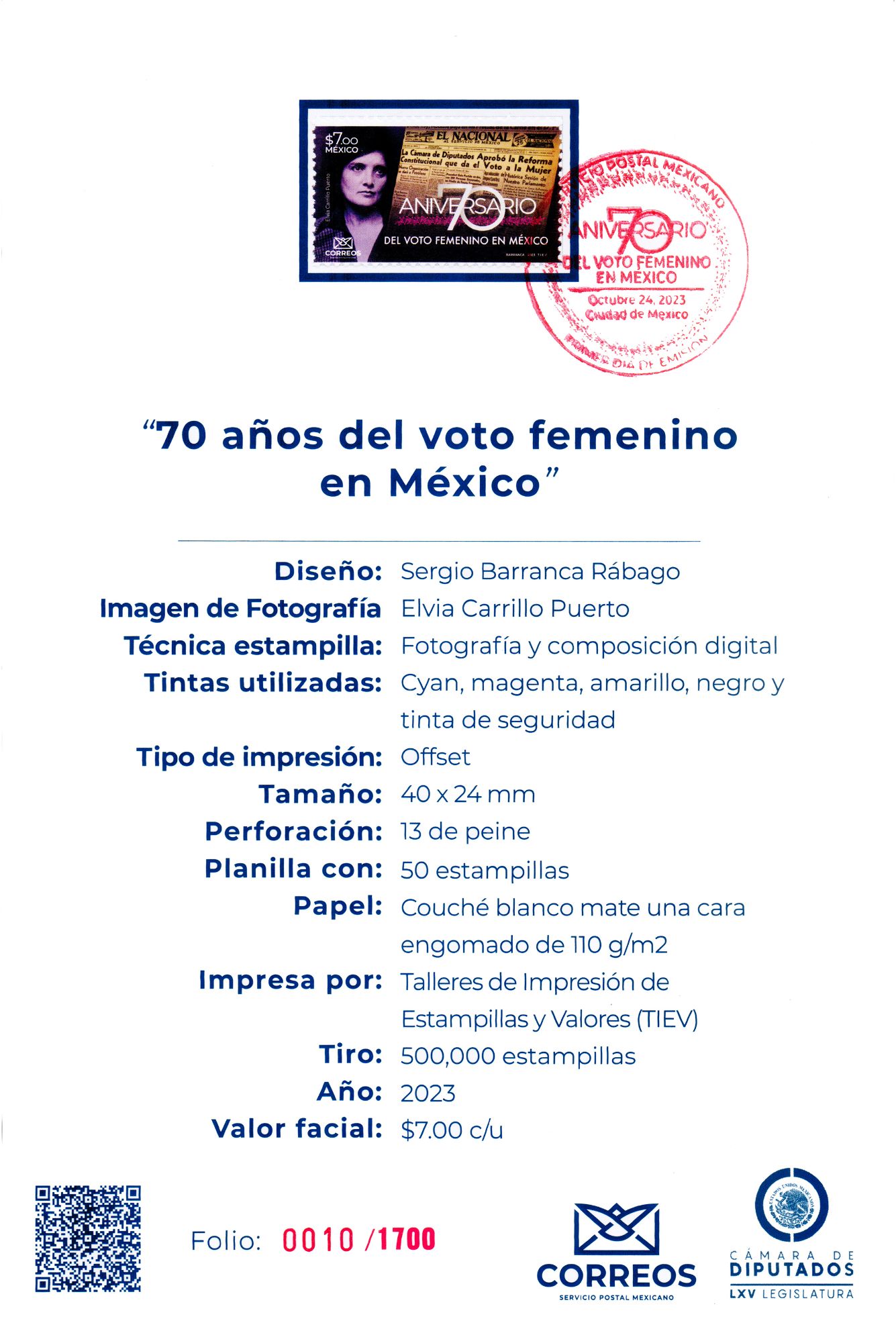 70 Años Del Voto Femenino En México. CorreosClic