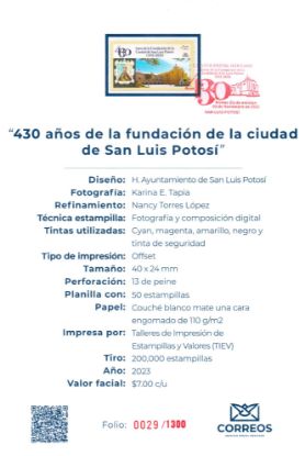 Imagen de 430 Años de la fundación de la ciudad de San Luis Potosí