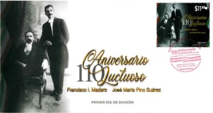 Imagen de 110 Aniversario luctuoso de Francisco I. Madero y José María Pino Suárez
