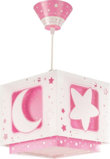 Imagen de Lámpara Infantil Colgante Techo Dalber Modelo Moonlight Rosa