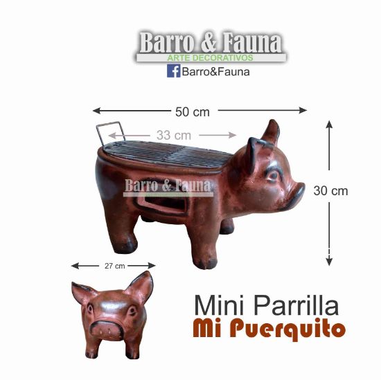 Imagen de Mini Asador de Barro "Mi Puerquito"