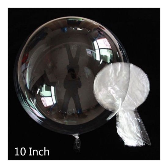 Imagen de San y Kad 15 Globos Burbuja Boca Ancha Globo Burbuja Pvc Para Peluches 75cm ya inflado