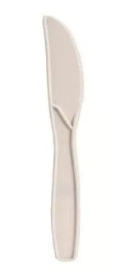 Imagen de 1000 Pz Cuchillo Jumbo Desechable Biodegradable Ecologico