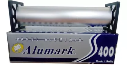 Imagen de Papel Aluminio Alumark Modelo 400-1.5kg Grueso/ Extra Grueso