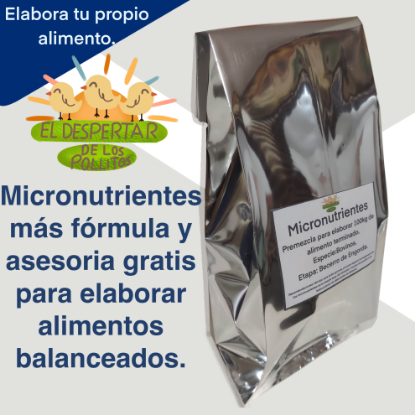 Imagen de Micronutrientes para elaboración de alimento balanceado