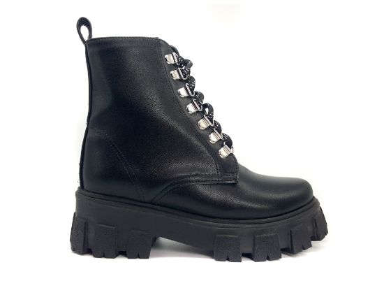 Imagen de Botas Plataformas #500  Vinipiel Negro