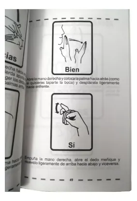 Imagen de Libro Económico Manual Para Aprender Lengua De Señas Mexicanas Básico 