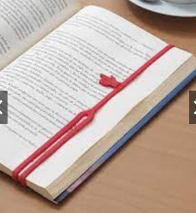 Imagen de Separador de libros en forma de manita silicón ajustable  2 Pieza