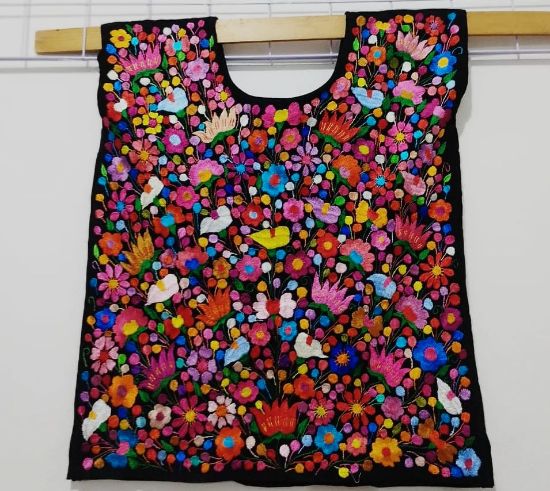 Imagen de Blusa Multicolor en telar de pedal