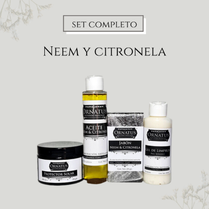 Imagen de Set completo de Neem y Citronela (piel sensible y repelente)