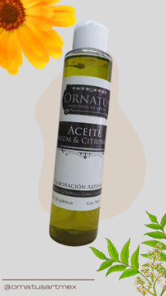 Imagen de Aceite para masaje de neem y citronela (repelente) 125ml