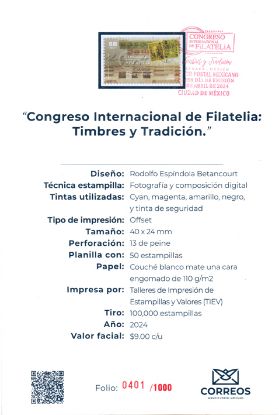 Imagen de Congreso Internacional de Filatelia: Timbres y Tradición