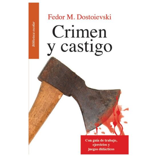 Imagen de Crimen y castigo - Libro - Fedor M Dostoievski - Biblioteca escolar EMU