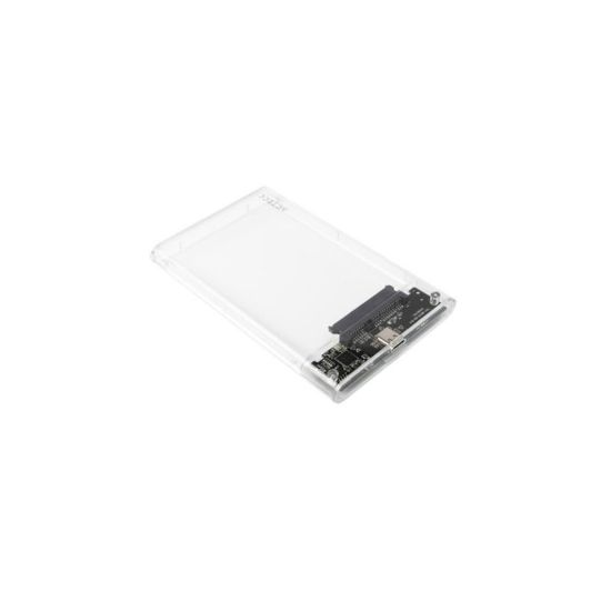 Imagen de Acteck Gabinete de Disco Duro Armor Clear HC430 2.5" SATA Micro-USB B USB 3.0 Transparente