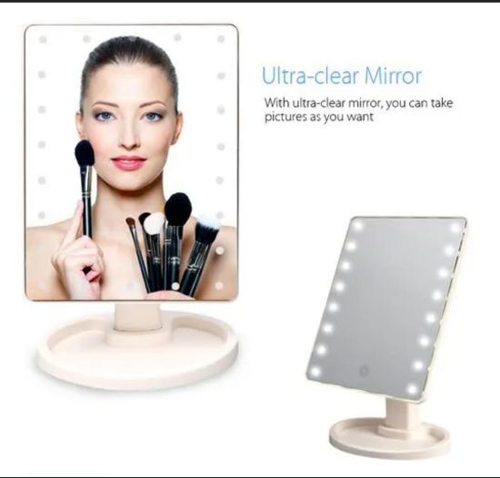 Imagen de Espejo de Maquillaje con Pantalla HD de tocador con pantalla tactil iluminado