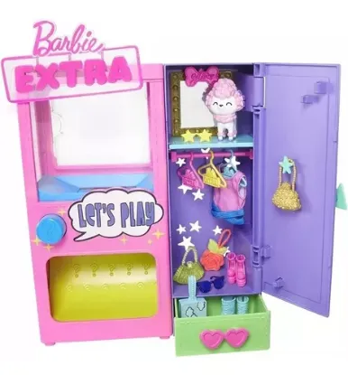 Imagen de Barbie Extra Closet 20 Accesorios Máquina De Sorpresas