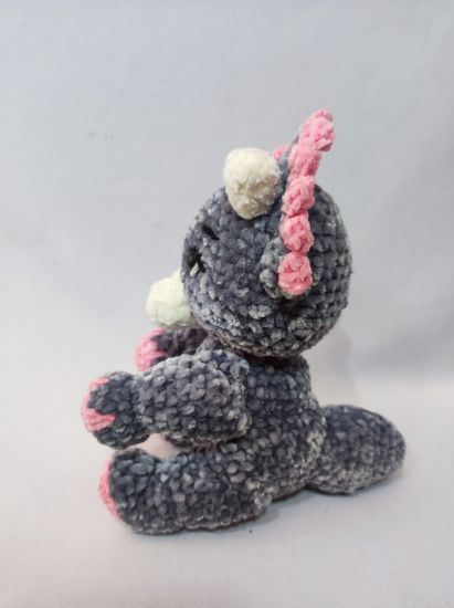 Imagen de Dinosaurio amigurumi tejida a crochet 