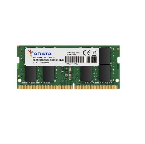 Imagen de Memoria RAM Adata Premier DDR4 2666MHz 8GB Non-ECC CL19 SO-DIMM interno placa laptop tarjeta