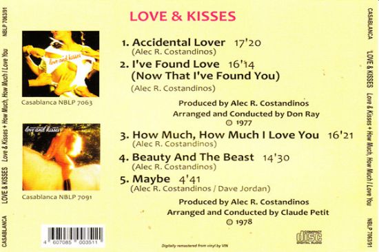 Imagen de CD Love And Kisses 1977