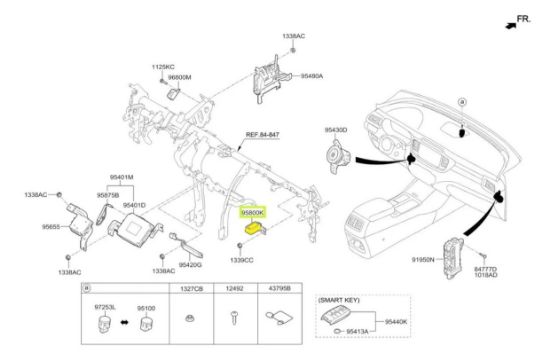 Imagen de Módulo Control Sensor Presión D Neumáticos Kia Sorento 15-20