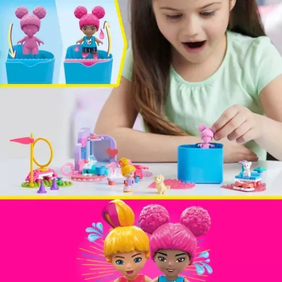 Imagen de Mega Barbie Color Reveal Entrenamiento Y Baño De Mascota