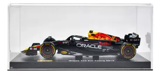 Imagen de Checo Perez Red Bull 2023 Rb19 1:43 Formula 1 Burago Negro
