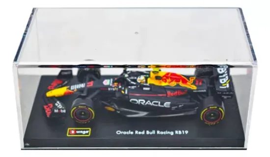 Imagen de Checo Perez Red Bull 2023 Rb19 1:43 Formula 1 Burago Negro