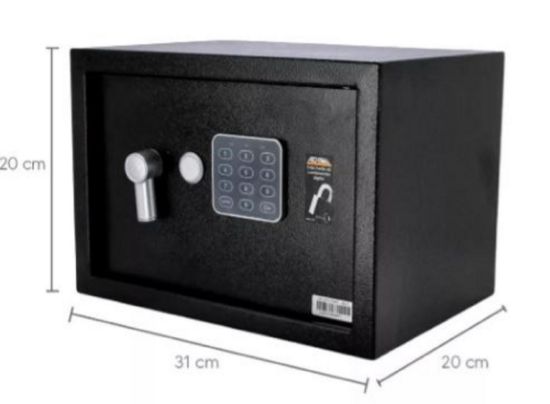 Imagen de Caja Fuerte Combinación Digital Alta Seguridad 12" Color Negro