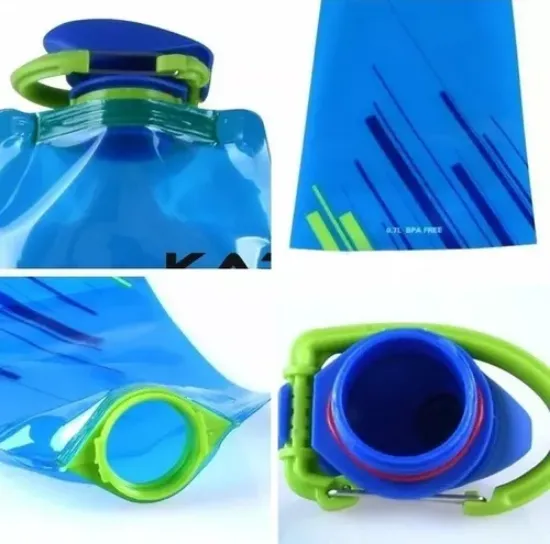 Imagen de Botella Plegable Para Agua Deporte Fácil De Cargar