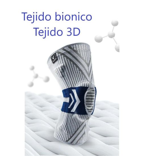 Imagen de Rodillera deportiva profesional almohadilla TPE soporte elástico antideslizante compresión