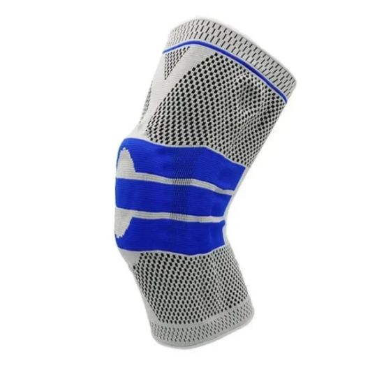 Imagen de Rodilleras de silicona acolchadas soporte elástico Protección rótula Menisco deportiva seguridad