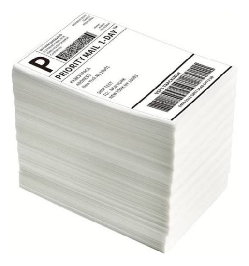 Imagen de Caja 12 Paquete 1000 c/u Etiquetas Térmicas 10x15cm (4x6') para Envios de Paqueteria 
