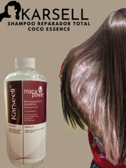 Imagen de Shampoo Champú  Karseell Con Esencia De Maca Reparadora Y Colágeno