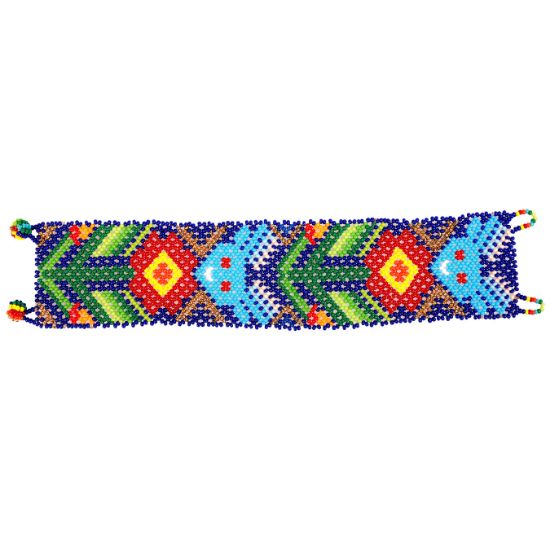 Imagen de Pulsera wixárika peyote y venados