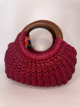 Imagen de Bolso crochet Vino