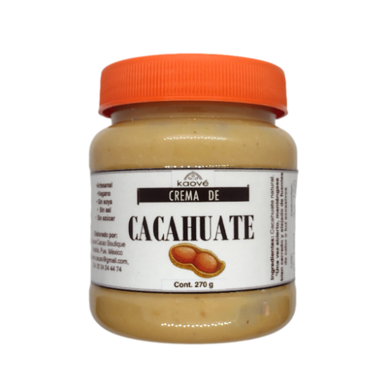 Imagen de Crema Artesanal de Cacahuate (270 g)