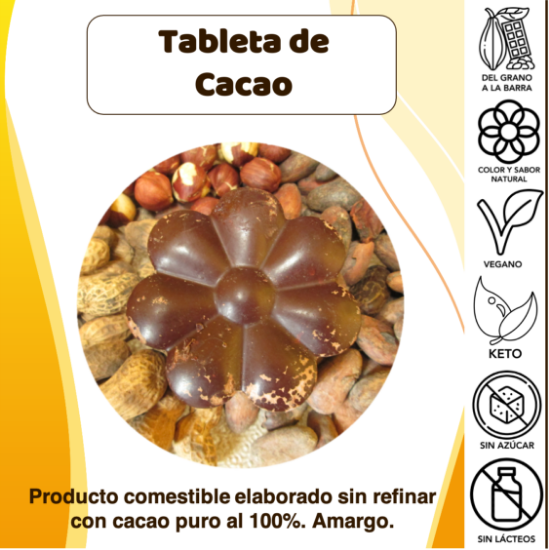 Imagen de Tableta de Cacao 100% (100 g)